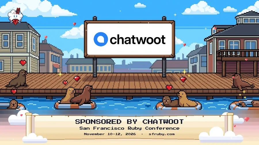 Chatwoot's pixel card