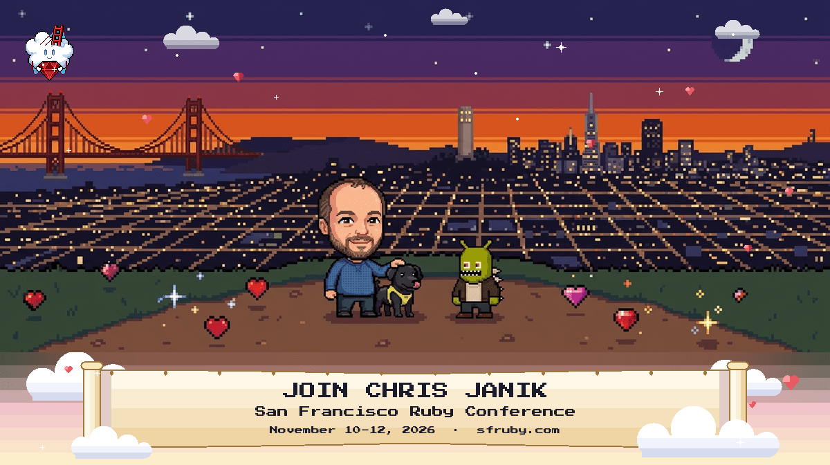 Chris Janik's pixel card