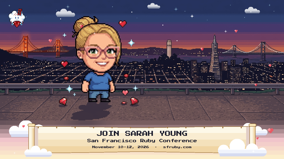 Sarah Young's pixel card