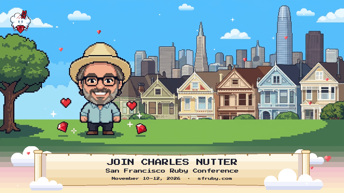 Charles Nutter's pixel card