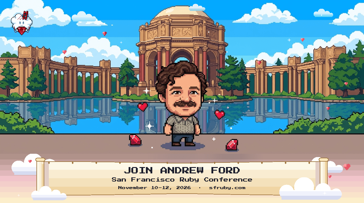 Andrew Ford's pixel card